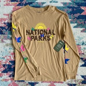 Parks Project Butterfly Sanctuary Urban Outfitters Exclusive Long Sleeve Shirt